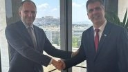 World News | Israeli Foreign Minister Cohen Talks Security Cooperation in Greece