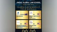 Business News | Jindal Global Law School (JGLS) Signs 4 MoUs with Leading Law Schools in USA & Australia for Transnational Learning