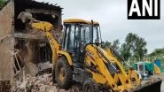 India News | MP: Local Administration Demolishes Illegal Construction of Main Accused of Minor Gang Rape Case in Indore