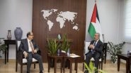World News | Top MEA Official Ausaf Sayeed Holds Talks with Palestine PM Mohammad Ibrahim Shtayyeh