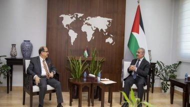 World News | Top MEA Official Ausaf Sayeed Holds Talks with Palestine PM Mohammad Ibrahim Shtayyeh