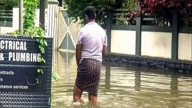 India News | Rain Lashes Several Parts of Kerala and Lakshadweep, Several Areas Waterlogged