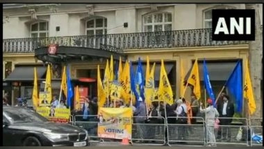 World News | UK: Indian High Commissioner Doraiswami, Consul General Feature in Posters at Pro-Khalistan Protest