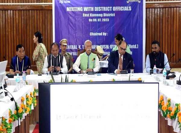 India News | Arunachal Pradesh Governor Reviews Development Works in East Kameng District