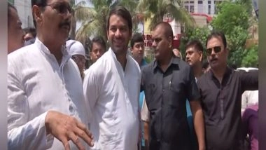 India News | Bihar: Minister of Environment Tej Pratap Yadav Inspects Parks of Patna