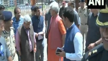 India News | J-K LG Manoj Sinha Reviews Overall Preparedness for Flood Management Amid Heavy Rains