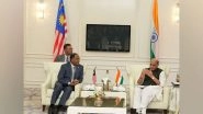 World News | Rajnath Singh Meets Malaysian PM Anwar Ibrahim, Evaluate Defence Cooperation