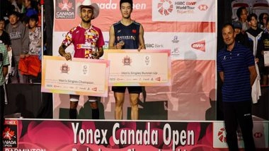 Sports News | Home Minister Amit Shah Congratulates Lakshya Sen on Winning Canada Open