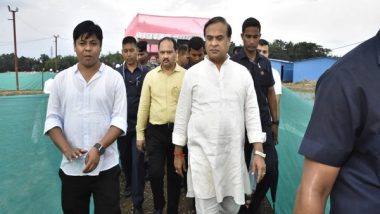 India News | Assam CM Visits Lachit Moidam Memorial and Cultural Complex, Takes Stock of Progress