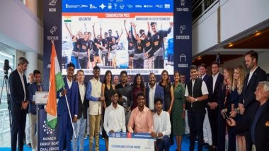 Sports News | Team Sea Sakthi Clinch Communication Prize Second Time in Row at Monaco Energy Boat Challenge
