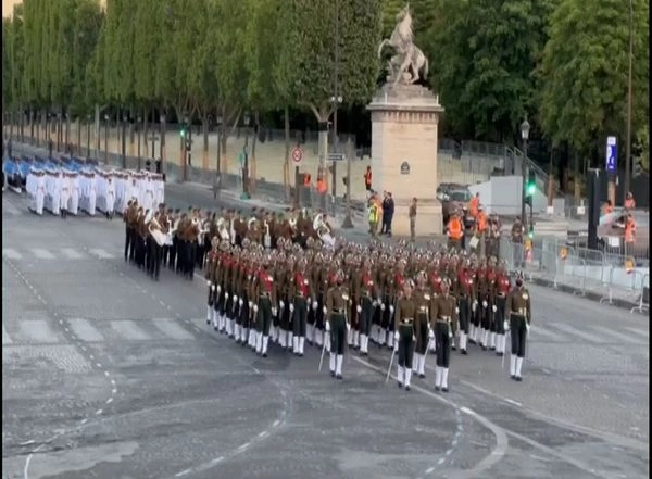 World News | Indian Tri-Services Hold Practice Sessions in France for Bastille Day Parade