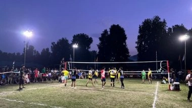 Sports News | Night Sports Tournament Shines Under Floodlights, Igniting Sporting Fervor in Kashmir