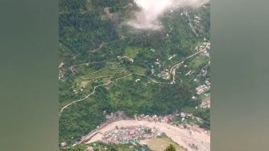 India News | CM Sukhu Conducts Aerial Survey of Flood-hit Areas, HP Govt Tries to Restore Road Transport, Power Supply