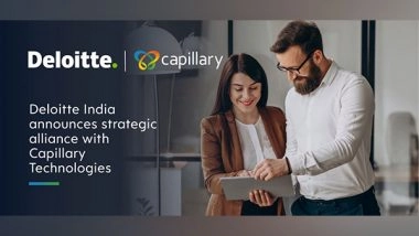 Business News | Deloitte India and Capillary Join Hands to Enhance Customer Experience and Accelerate Sales for Indian Businesses