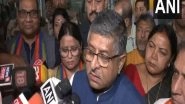 India News | BJP MP Ravi Shankar Prasad Arrives in Kolkata with Fact-finding Team to Probe Violence During Gram Panchayat Polls