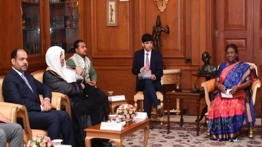 World News | India Appreciates Role of Muslim World League in Promoting Tolerant Values: President Murmu During Meeting with MWL Chief
