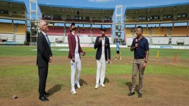Sports News | West Indies Win Toss, Opt to Bat Against India in First Test Match