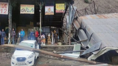 India News | Himachal Floods: Landslide Hit Bhatakufar Apple Market in Shimla 