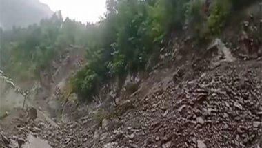 India News | Uttarakhand: Roadblock Near Chhinka After Boulder Rolls off Hill