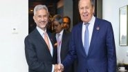 World News | Jaishankar Meets Russian Counterpart Sergey Lavrov in Jakarta, Discusses Ukraine, Bilateral Economic Issues&nbsp;