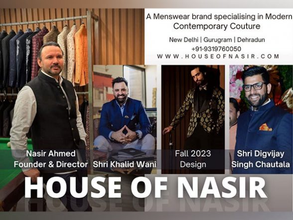Business News | Celebrated Fashion Maestro Nasir Ahmed Redefines Luxury Menswear with Timeless Elegance and Contemporary Flair - Vimarsana News