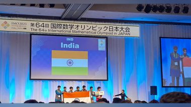 World News | India Finishes 9th in International Math Olympiad; Wins 2 Gold