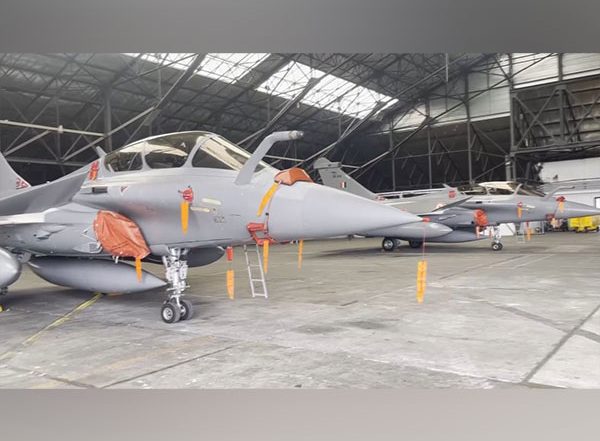 Bastille Day 2023: First Look of IAF's Rafale Fighter Jets That Will Participate in French National Day Parade on July 14 (Watch Video)