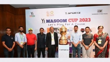 Business News | Launch of CII Yi Masoom Cricket Trophy by Indian Cricketer Bhuvneshwar Kumar