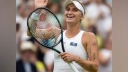 Sports News | Wimbledon: Marketa Vondrousova Becomes First Unseeded Women's Singles Finalist in Open Era, Beats Svitolina in SFs