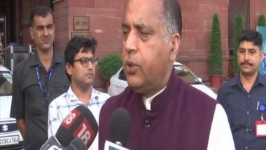 India News | Former Himachal CM Jai Ram Thakur Meets Amit Shah, Discuss Flood Situation in State