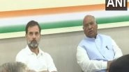 India News | Uttarakhand Congress Leaders Meet Mallikarjun Kharge, Rahul Gandhi in Delhi, Discuss Strategy for 2024 Lok Sabha Polls