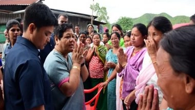 India News | Manipur Governor Anusuiya Uikey Visits Relief Camp in Imphal East