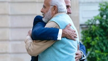 World News | “Paris Mein Hardik Swagat…”: Emmanuel Macron Welcomes PM Modi Ahead of Bastille Day Parade
