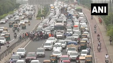 India News | Delhi: Commuters Troubled by Waterlogging in Several Parts, Traffic Diversions Made