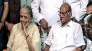 NCP Chief Sharad Pawar&rsquo;s Wife Pratibha Pawar Admitted to Mumbai&rsquo;s Breach Candy Hospital