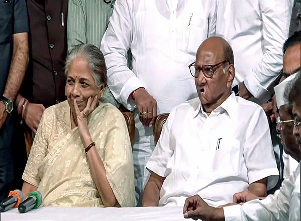 NCP Chief Sharad Pawar’s Wife Pratibha Pawar Admitted to Mumbai’s Breach Candy Hospital