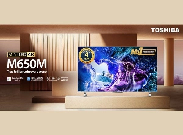 Business News | Toshiba Unveils Cutting-Edge 4K Mini LED Smart TV M650, Setting New Standards in Visual Brilliance
