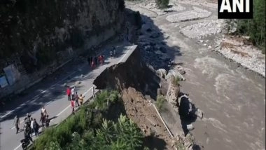 India News | Himachal Pradesh: Vehicular Movement from Chaura to Wangtu National Highway Restored After Landslide 