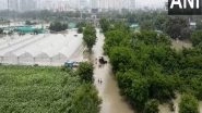 India News | Green Beauty Farms in Noida Reel Under Flood Water as Yamuna Continues to Flow Above Danger Mark