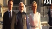 World News | PM Modi Arrives at Louvre Museum in Paris for Banquet Dinner