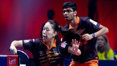 Sports News | Ultimate Table Tennis: Manav, Zhang Star as U Mumba Beat Bengaluru Smashers