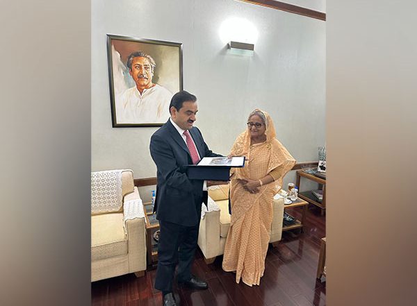 World News | Gautam Adani Meets Bangladesh PM on ‘handover’ of 1600 MW Power Plant in Jharkhand’s Godda