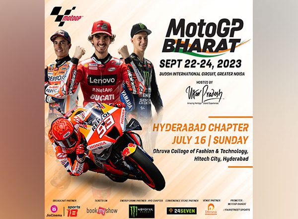 Sports News | MotoGP Bharat to Kickstart “Road to MotoGP” with Series of City Tours, Hyderabad Chapter Takes off on July 16