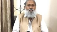 India News | &ldquo;Why Would We Deliberately Release Water in Yamuna&rdquo;: Haryana Home Minister Anil Vij