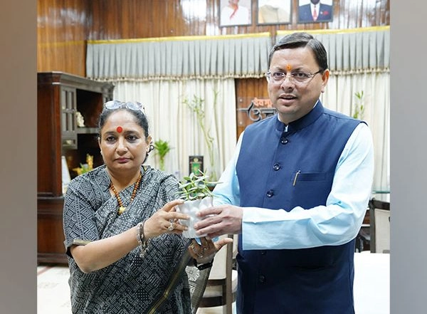 India News | Uttarakhand Assembly Speaker Ritu Khaduri Bhushan Calls on CM Dhami