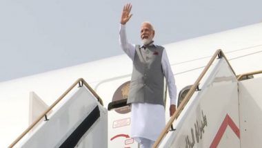 PM Narendra Modi Emplanes for United Arab Emirates After