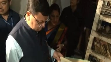India News | Uttarakhand CM Dhami Conducts Inspection of Registry Office at Dehradun Collectorate