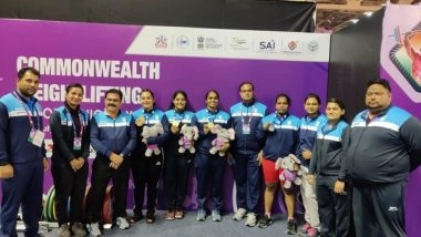 Sports News | Commonwealth Weightlifting C'ships: Vanshita Verma Earns Gold Medal in Women's 81kg Weight Junior Category