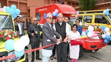 World News | India Gifts 43 Ambulances, 50 School Buses to Nepal