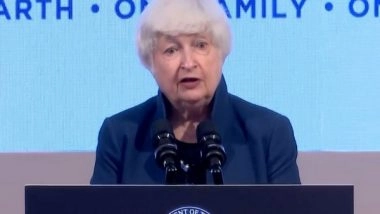 Business News | “India Plays an Integral Role in Boosting Supply Chain Resilience Through Friendshoring”: US Treasury Secretary Janet Yellen